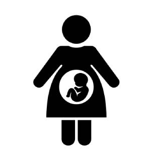 icon of a pregnant person 