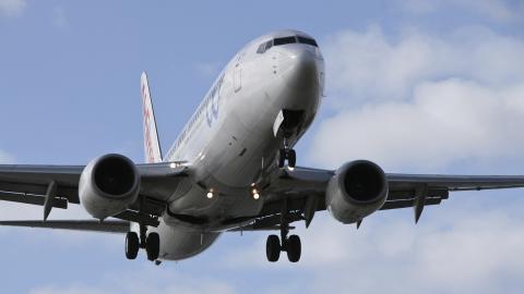 Airborne plane
